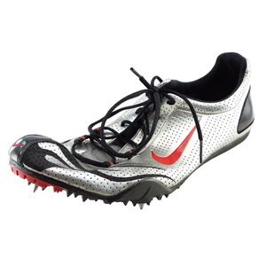 Nike Shoes Size 12.5 M Silver Track and‎ Field Synthetic Men